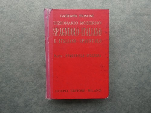 Frisoni dizionario spagnolo