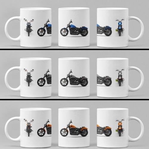 Tazza personalizzata harley - tazza,