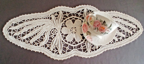 Runner tavolo vintage punto - da,