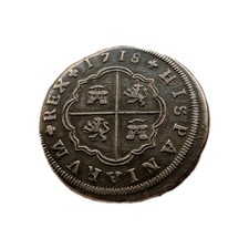 8 Reales 1718  Felipe V  Con