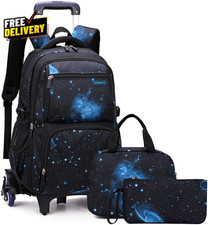 Zaino Primario Junior Alto Ragazzi Rotolanti Borse con Ruote Trolley Borse Scuola T...