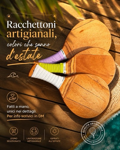 Racchette tennis artigianali