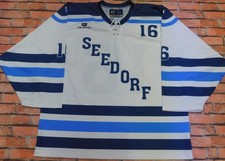 MAGLIA SHIRT TRIKOT ICE HOCKEY GHIACCIO SEEDORF PINGUINS n°16 tg. XL
