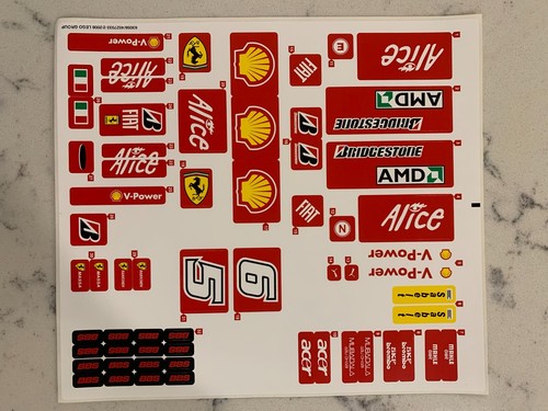 Lego foglio adesivo per 8157 - lego,