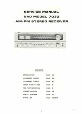 NAD 7030 SINTOAMPLIFIER FM AM