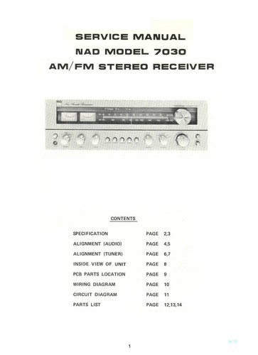 Nad 7030 sintoamplifier am - nad,