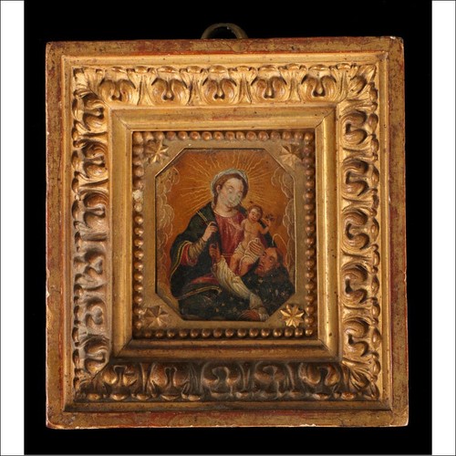 Antico dipinto italiano - , su