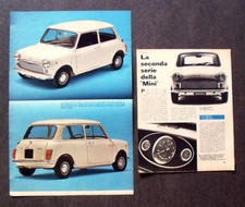 AU49 - Clipping-Ritaglio -1968- AUTOTOTIZIE MINI MINOR INNOCENTI MK II + POSTER