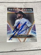 Carta firmata Donald Cerrone