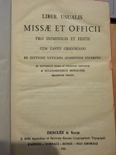 Liber usualis Missae et