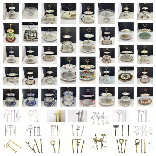 Vintage china cake stand - stand,