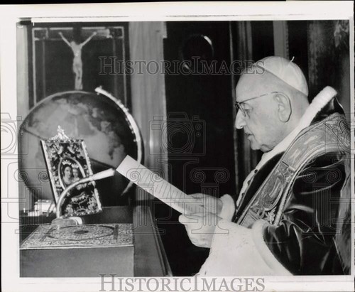 1963 stampa foto papa giovanni - stampa,