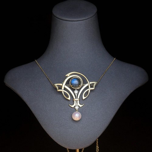 Collana ciondolo spilla - collana,