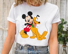 T-shirt bianca Disney Topolino