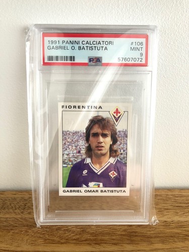 Gabriel batistuta 1991 - gabriel, panini