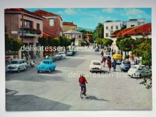 TRIESTE OPICINA Vespa Piaggio auto Fiat 600 500 Via Nazionale vecchia cartolina