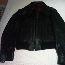 Giubbino Uomo Vera Pelle=Usato.Marca:Seude Leather.Originale Anni -70.Vintage.