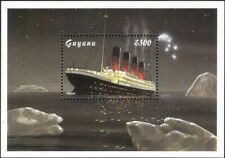 Guyana 1998 Titanic Navi Barche Trasporto Nautico Naufragio m/s MNH