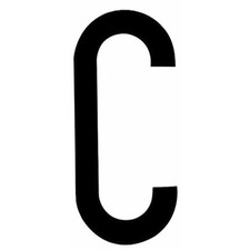 Lettera adesiva per targa - adesiva,