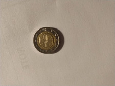 moneta 2 euro stickman repubblica italiana UEM 1999-2009