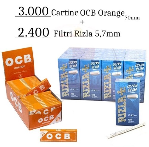 Cartine ocb orange 70mm - cartine,