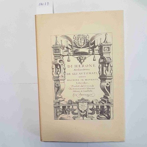 Erone alessandrino degli - erone,