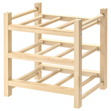 IKEA HUTTEN 9 Bottiglie Legno