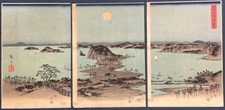 triptyque Estampes Japonaises