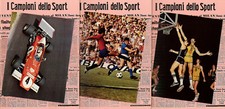 QUADERNI GAZZETTA SPORT ANNI '70  5MM.D'EPOCA STOCK  OFFERTA  8 PZ. VINTAGE