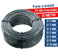 CORDA FUNE A TREFOLI IN