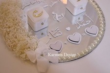 Vassoio matrimonio acrilico