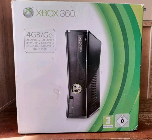 Xbox 360 slim 4gb - -, scatola