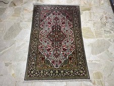 Tappeto Qum In Seta Extrafine Silk Tramatura In Seta Misura 1.60m X 0.90m Circa