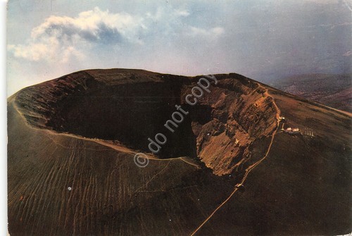 Cartolina napoli vesuvio - cartolina,