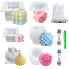 Set di 6 Stampi per Candele