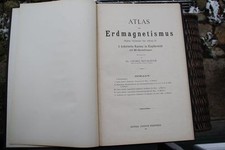 Georg Neumayer Atlante del magnetismo terrestre 1891 Justus Perthes