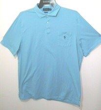 Polo by Ralph Lauren Men's Classic Fit Size XL Light Blue SS Polo Shirt