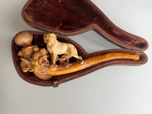 Antique carved meerschaum - carved,