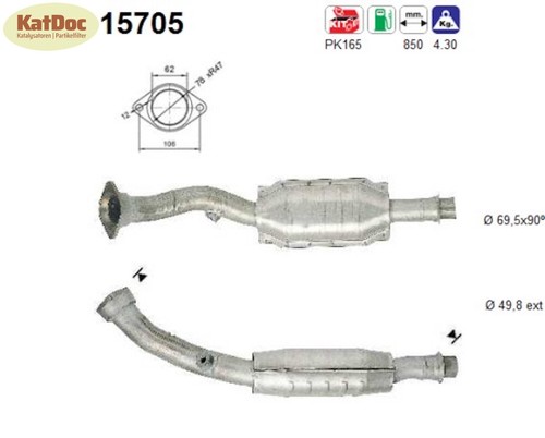 Catalizzatore per citroen - catalizzatore,