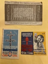 4 Errinofili Le Prime 3 campagna per il francobollo antitubercolare - Vedi Foto