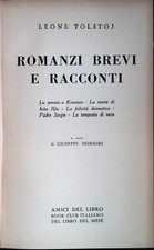ROMANZI BREVI E RACCONTI -