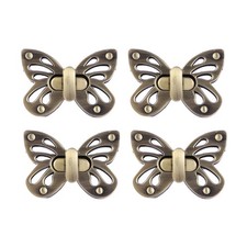  4 pezzi Accessori per lucchetto per borsa Chiusura a scatto Lucchetto in