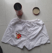 Boxer uomo bianco con frase in