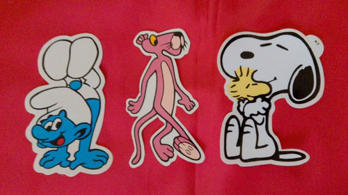Adesivi snoopy pantera rosa - 3,