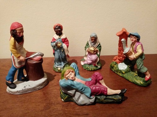 Antichi pastori per presepe - antichi,