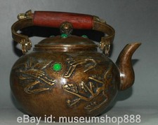 Teiera fiori gru palazzo 6,8"