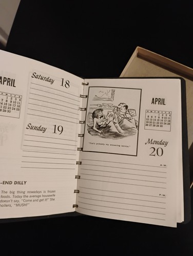 Planner daily dilly 1964 - planner,