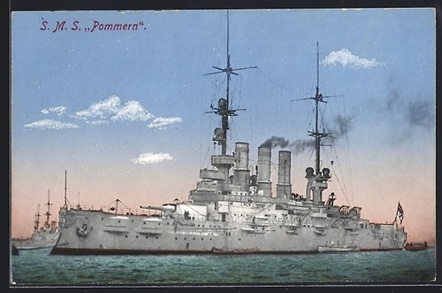 Nave guerra sms pommern in - da,