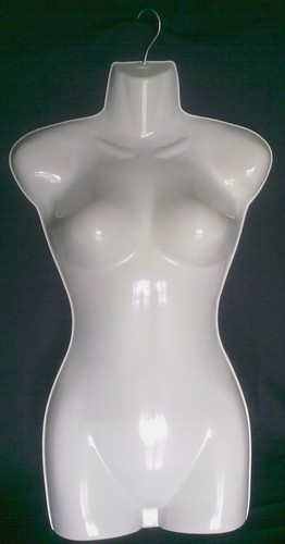 Manichino bianco busto - manichino,