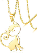 Collana Con Gatto Carino Da